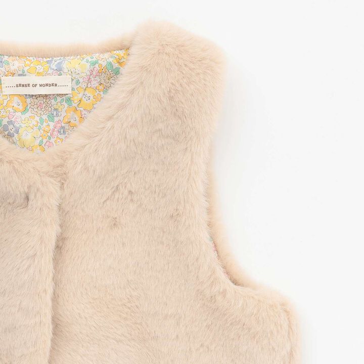 Liberty Fur Vest,Pink, medium image number 3