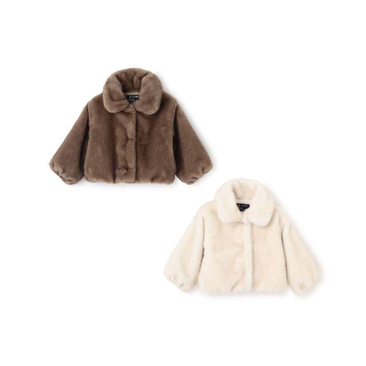 [Link] Faux Fur Jacket,Ivory, large image number 16