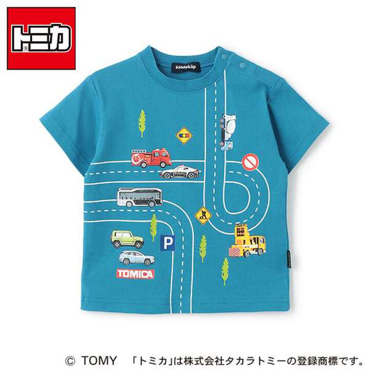 Tomica Short Sleeve T-Shirt,Blue, medium image number 0