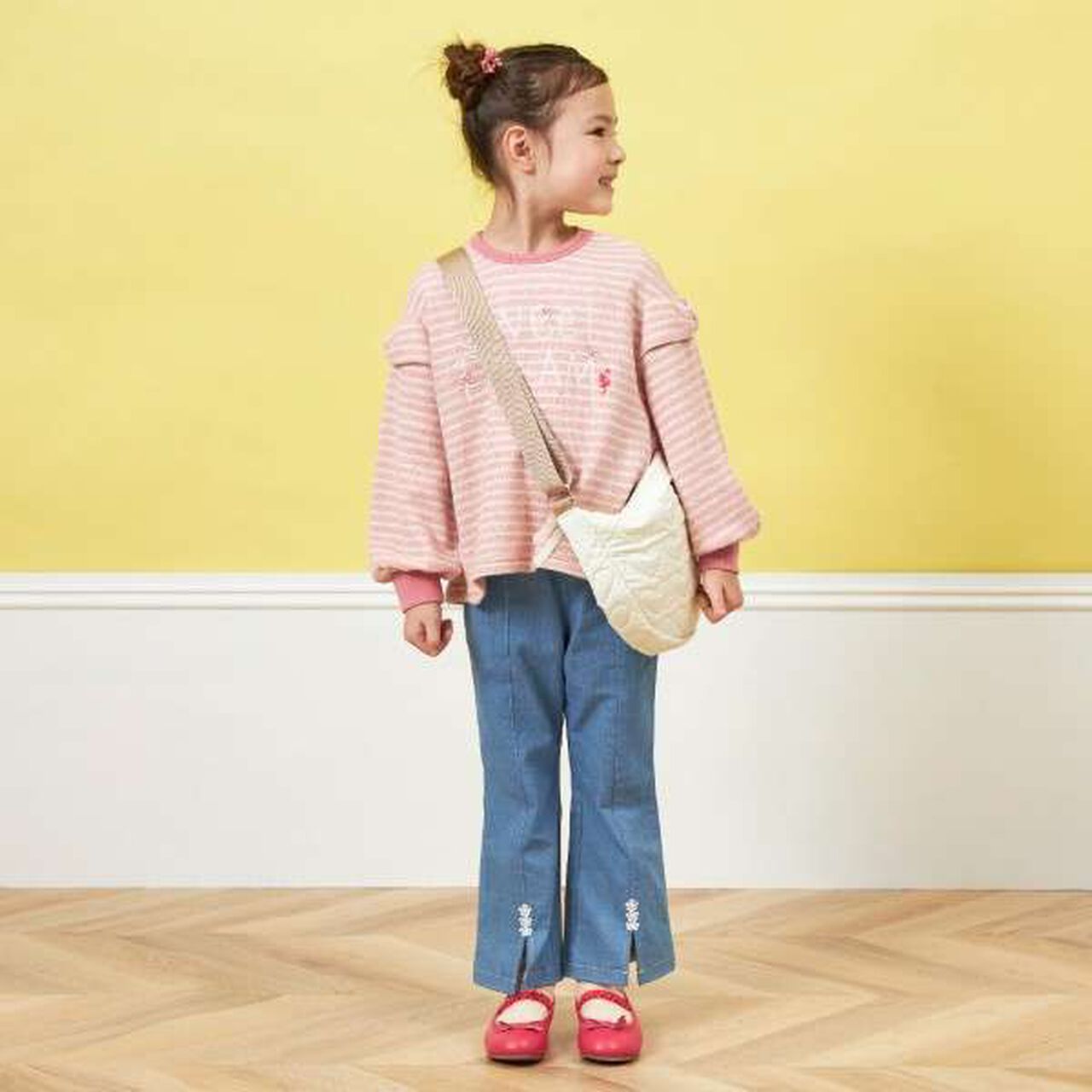 KPDECO Heart Quilt Shoulder Bag,Lavender, large image number 8