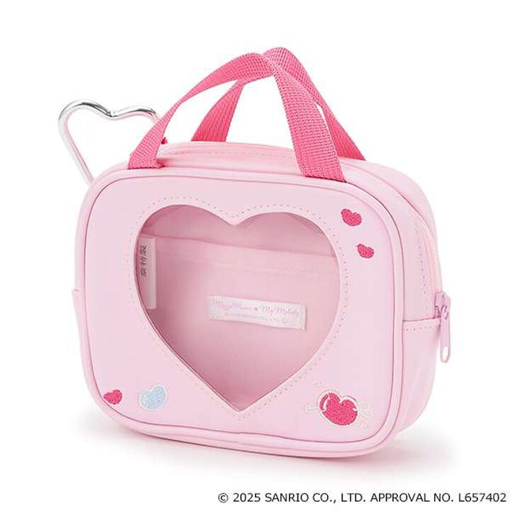 [My Melody & Cinnamoroll] School Bag Style Pouch,Pink, medium image number 1