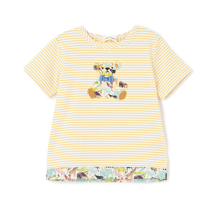 Queue for the Zoo Teddy Bear Short Sleeve T-Shirt,, medium