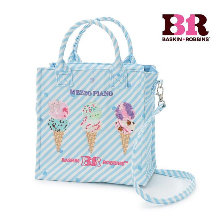 [31 Ice Cream] 2-Way Cold Retention Bag with Shoulder Strap,, medium