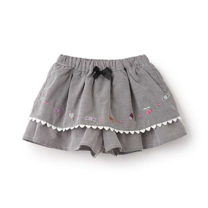 Frill Culottes,Black, medium image number 0