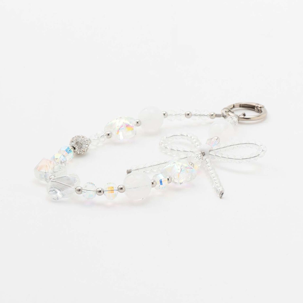 Ribbon Bead Strap,White, large image number 3
