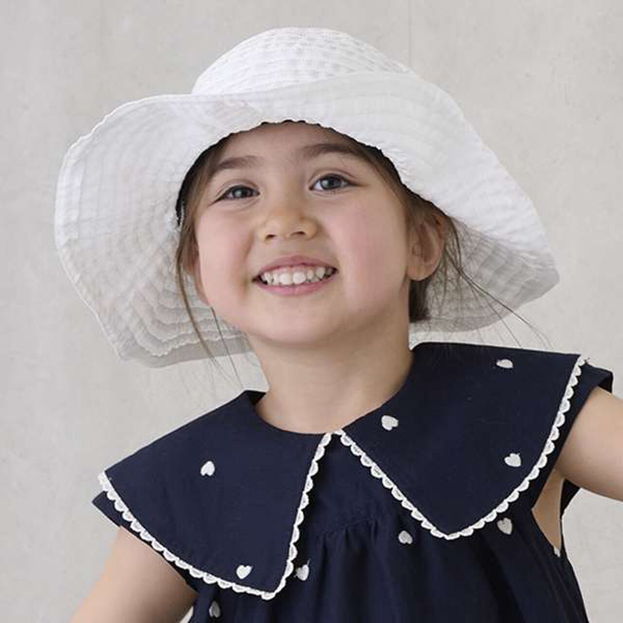 [Link] Grosgrain Hat,Off white, large image number 0