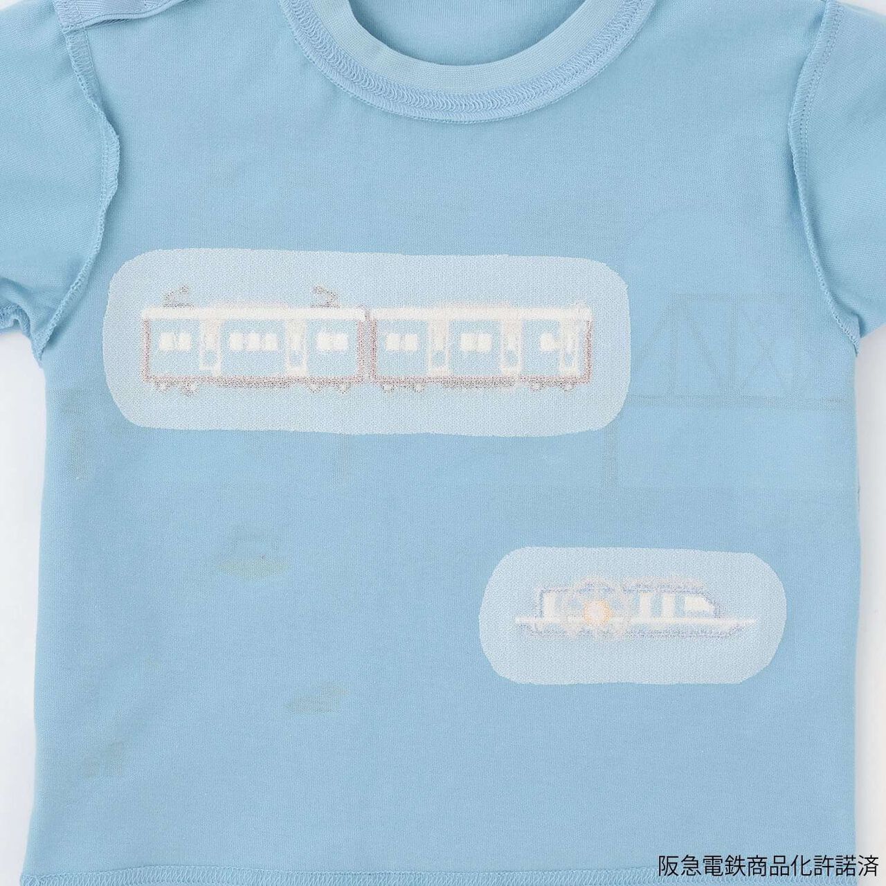 Hankyu Train Overpass Short Sleeve T-Shirt,Yellow, large image number 5