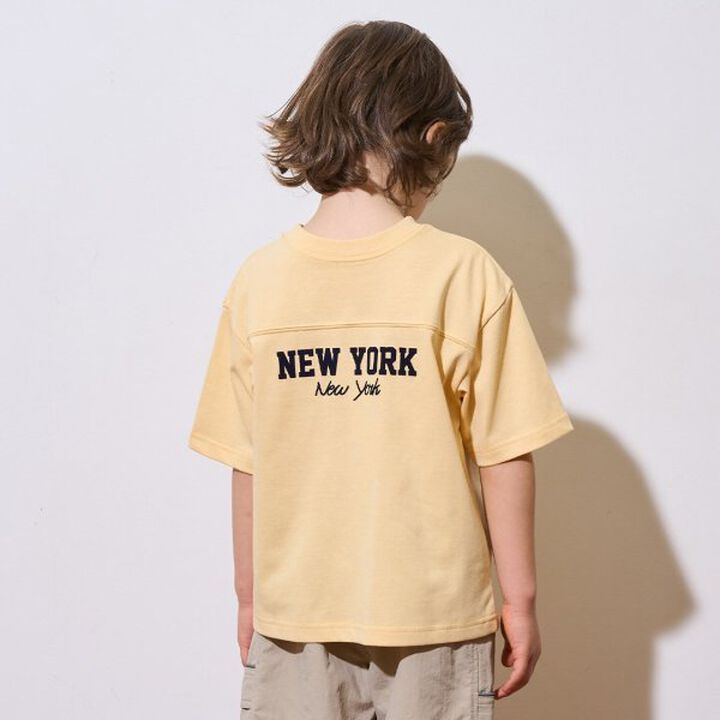 [Comfortable Jersey Fabric] Logo T-Shirt,Purple, medium image number 2