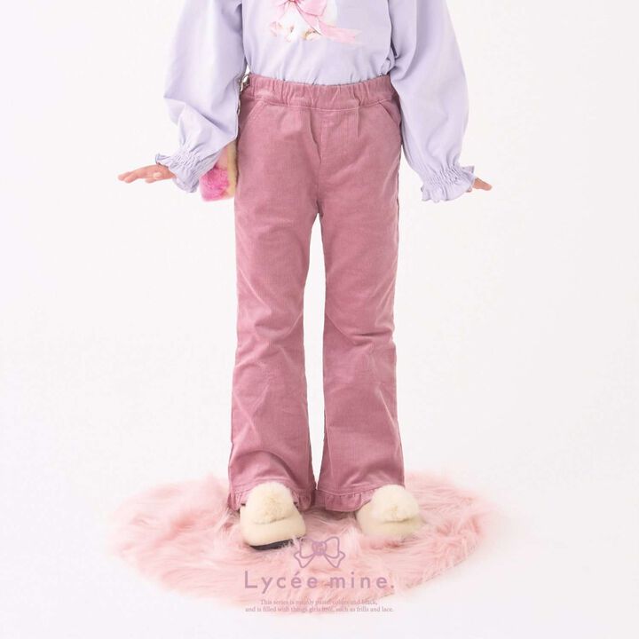 [Lycee Mine Ballet Series] Frill Stretch Flared Pants,, medium