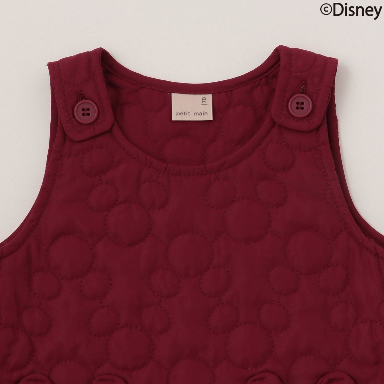 [Disney][Link] Quilted Jumper Skirt Set,Ivory, large image number 7