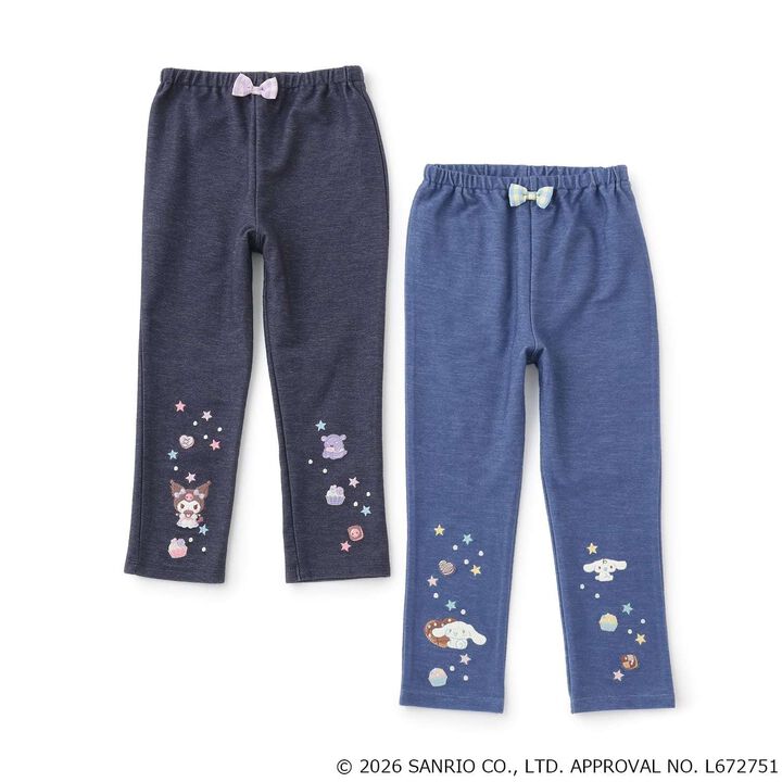 [Cinnamoroll/Kuromi] Leggings,Navy, medium image number 14