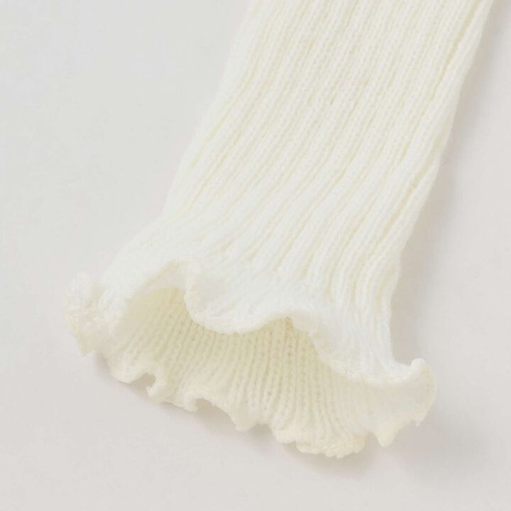 Ribbon-Accent Loose Socks [Kids Girls Children's Clothing],Off white, medium image number 9
