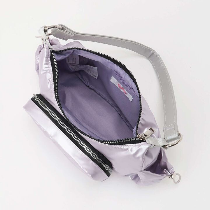 Metallic 2 WAY Shoulder Bag,Lavender, medium image number 10