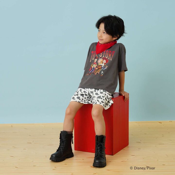 [Disney-Pixar-Toy Story] Toy Story Group Art Wide Short-Sleeve T-Shirt,Charcoal gray, medium image number 2