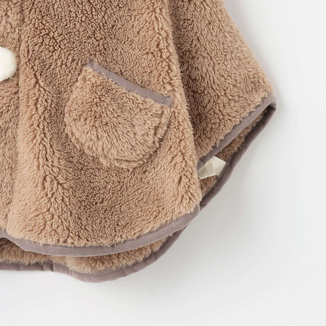 [Antibacterial Deodorant] 2 WAY Animal Boa Cape,Mocha tea, large image number 7