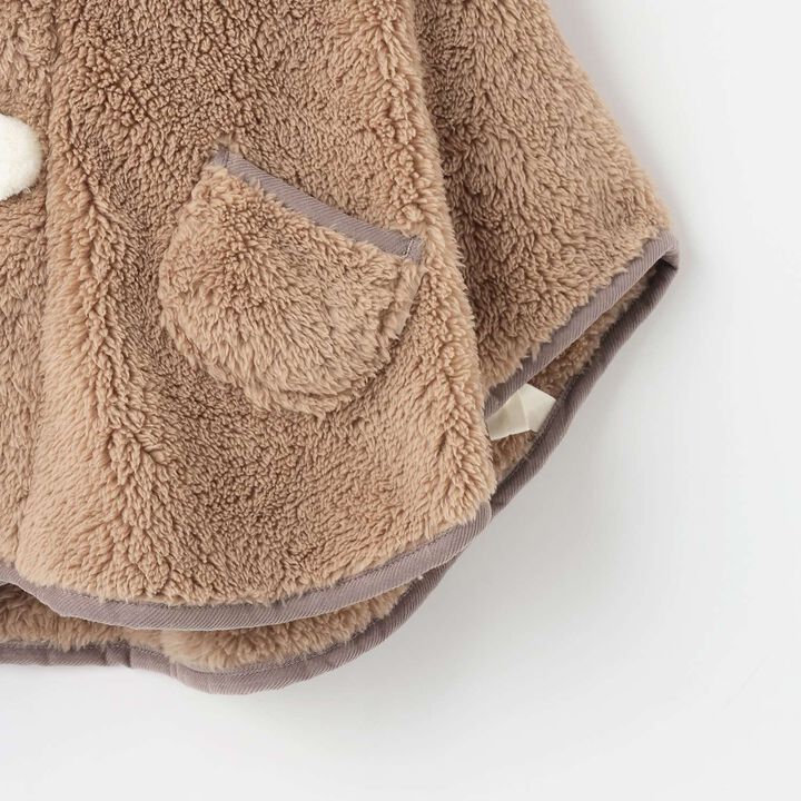 [Antibacterial Deodorant] 2 WAY Animal Boa Cape,Mocha tea, medium image number 7