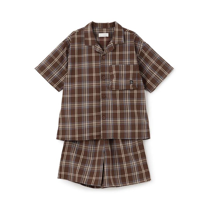 [Outfit Set] Open Collar Shirt & Easy Pants,Greige, medium image number 14