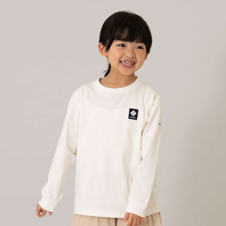 [Columbia] Kids Black Graphic Long Sleeve T-Shirt,, medium