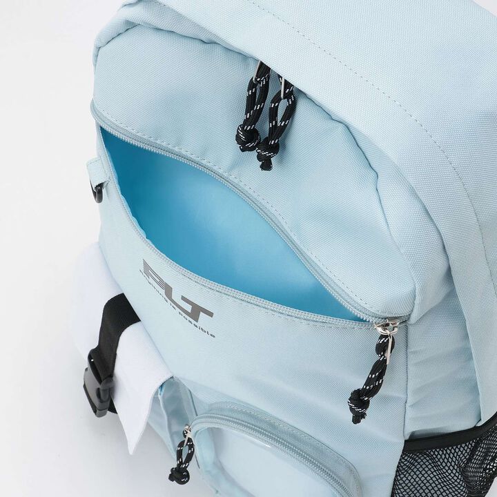 W Pocket Casual Backpack,Sax blue, medium image number 10