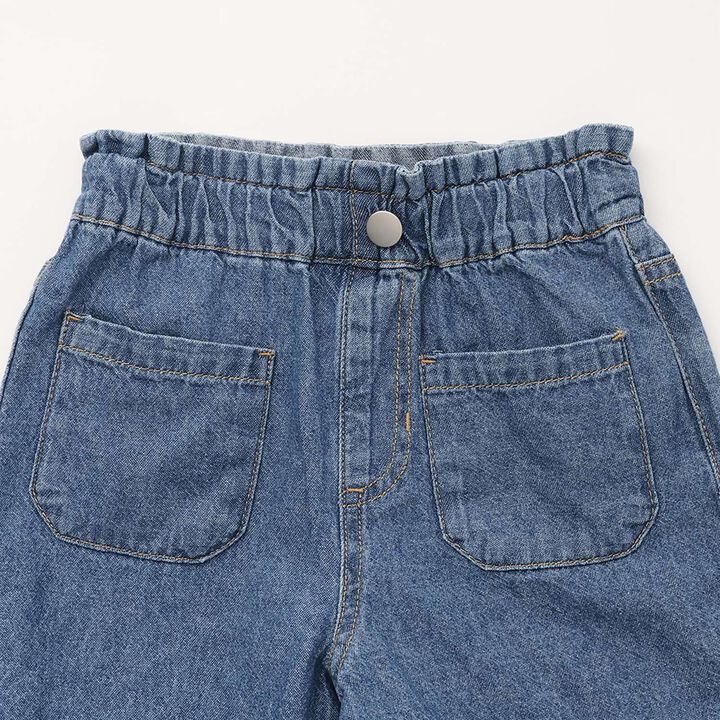 Washed Heart Pocket Shorts,Blue, medium image number 7
