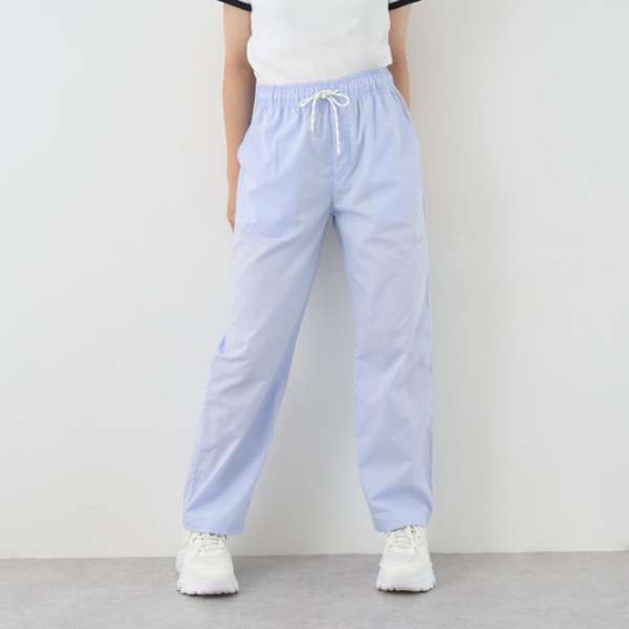 Airy Relax Pants,Sax blue, large image number 0