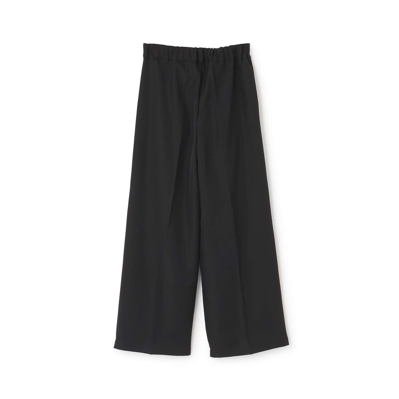 [Graduation Attire] Tuck Wide Pants,Black, large image number 4