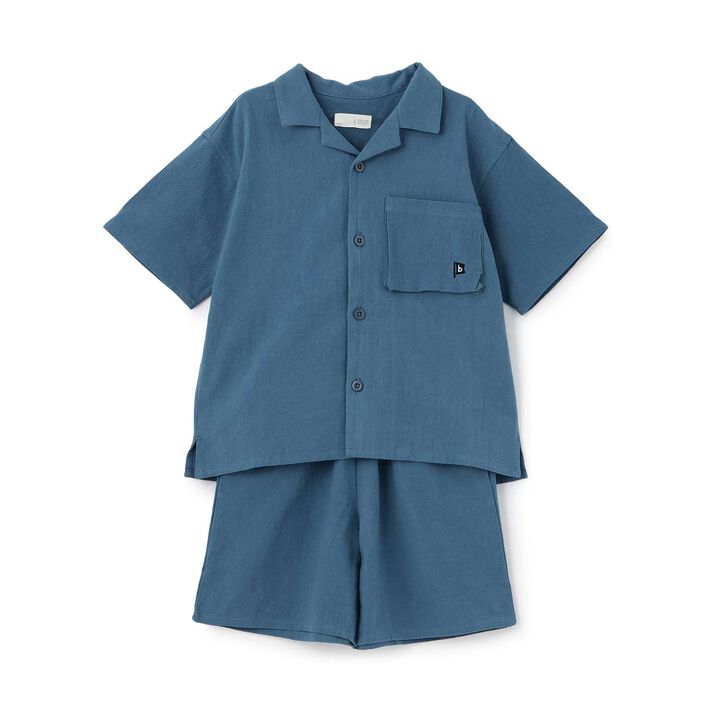 [Outfit Set] Open Collar Shirt & Easy Pants,Greige, medium image number 16