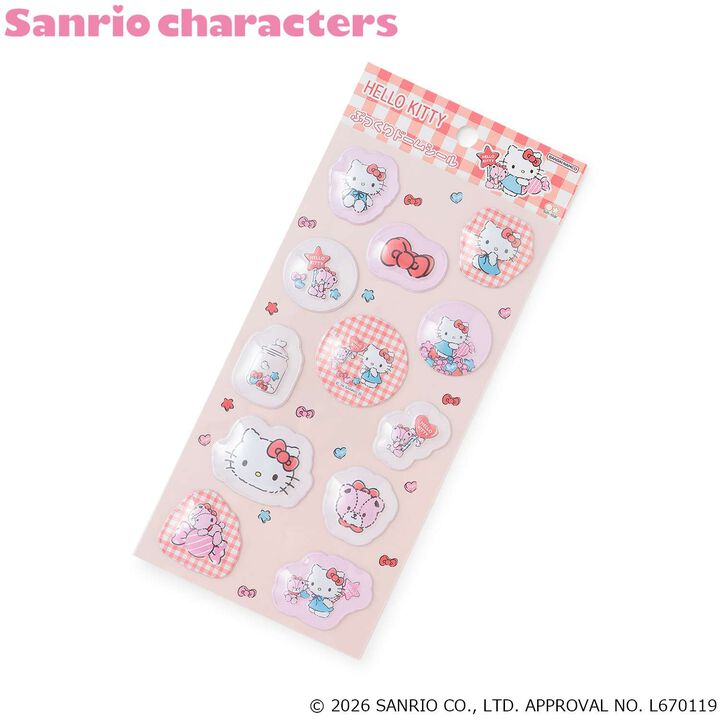 [Sanrio] Puffy Dome Stickers,, medium