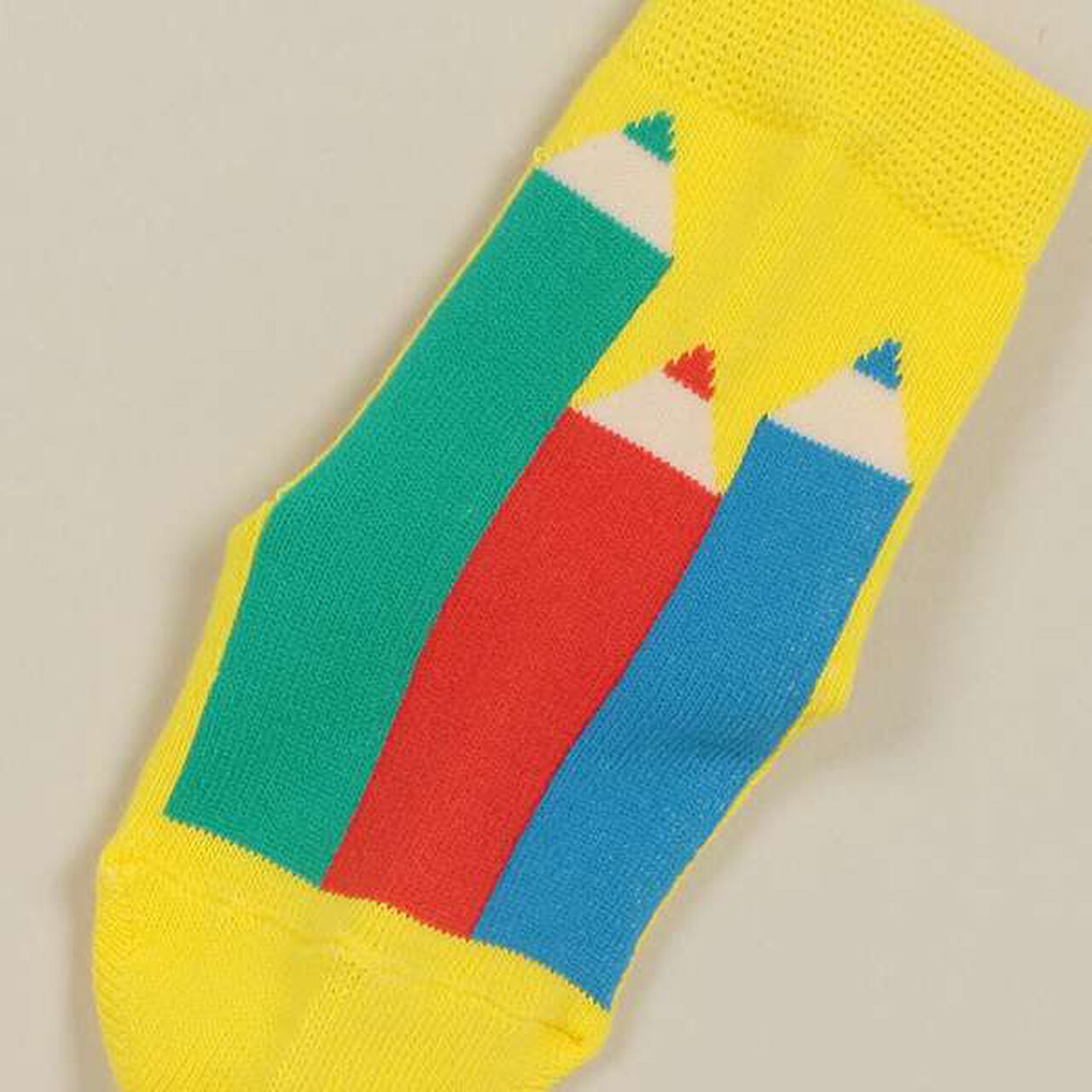 Pencil Crew Socks [Made in Japan],Off white, large image number 4