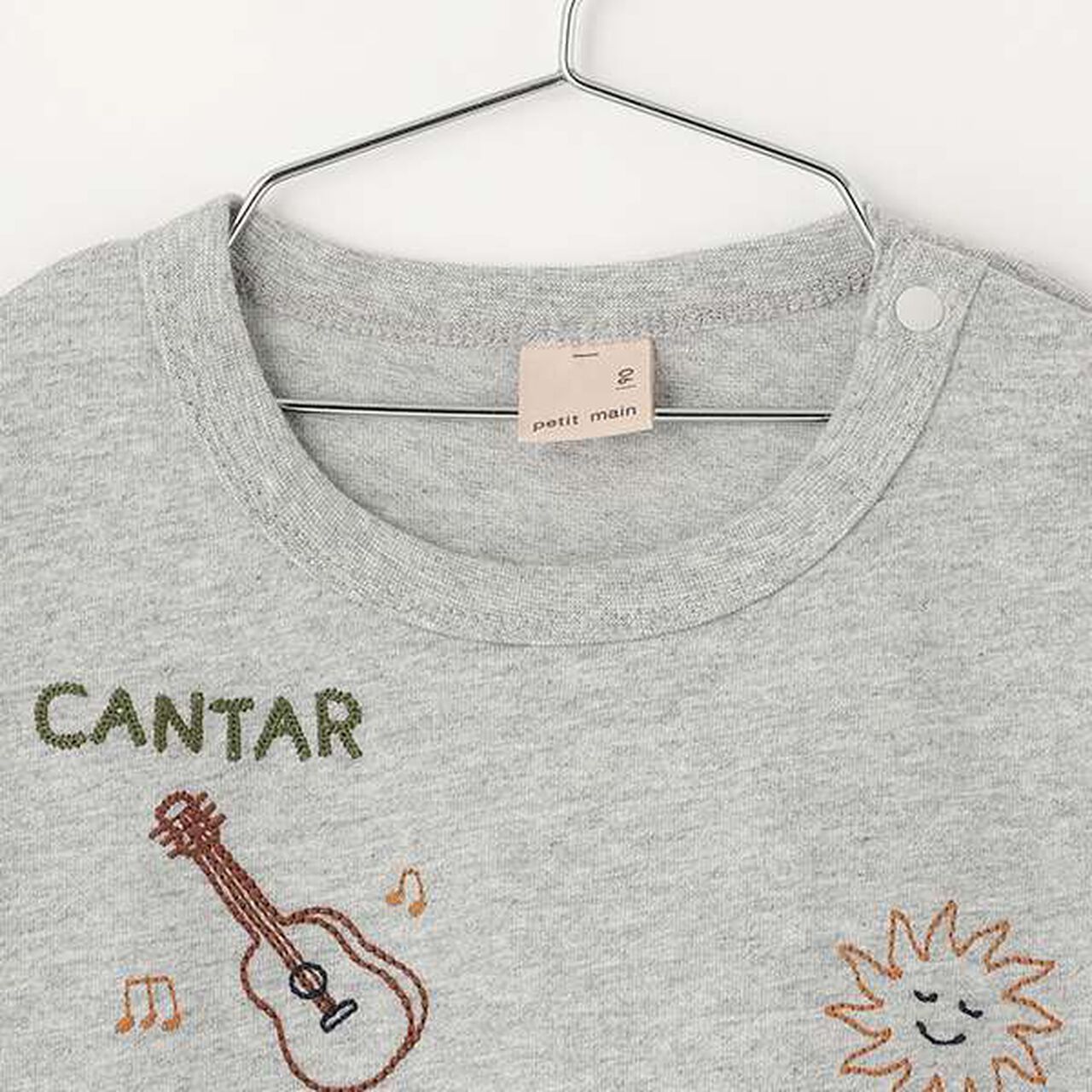 [Cool Touch] Motif Logo Embroidery Short Sleeve T-Shirt,Turquoise, large image number 5