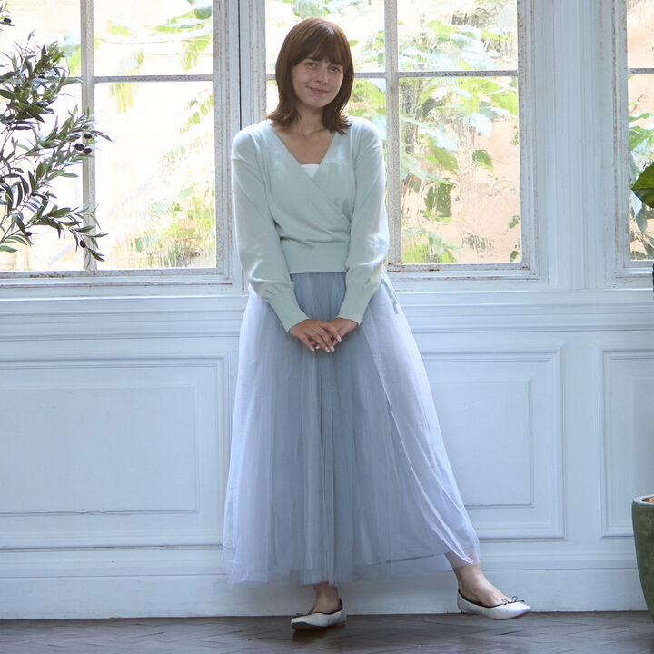 Ballet Knit Cache-Coeur,Black, medium image number 3