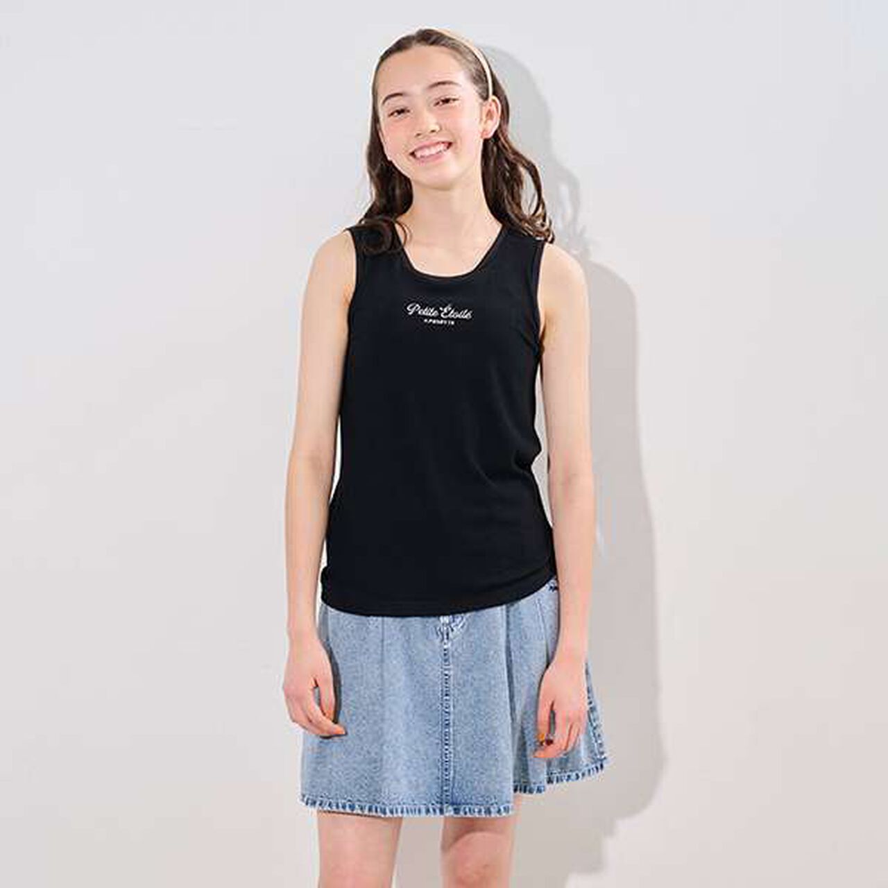 [Cool Touch] Antibacterial Tank Top with Cup,White, large image number 15