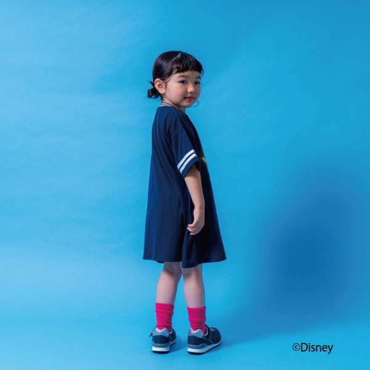 [Disney] Peter Pan Line One-Piece Dress,Navy, large image number 15