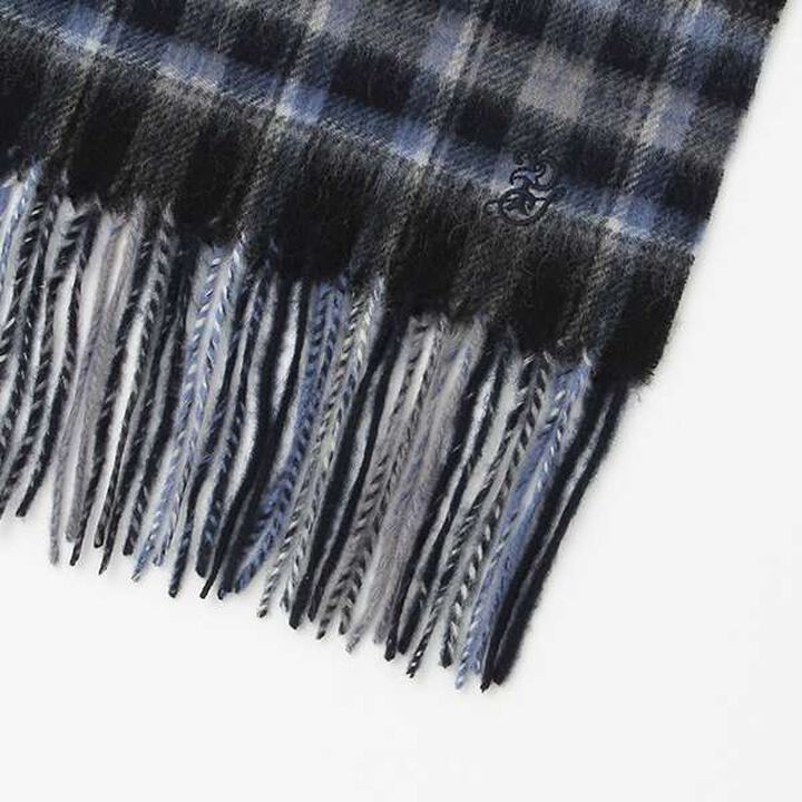 Cashmere Blend Wool Scarf,Deep blue, medium image number 1