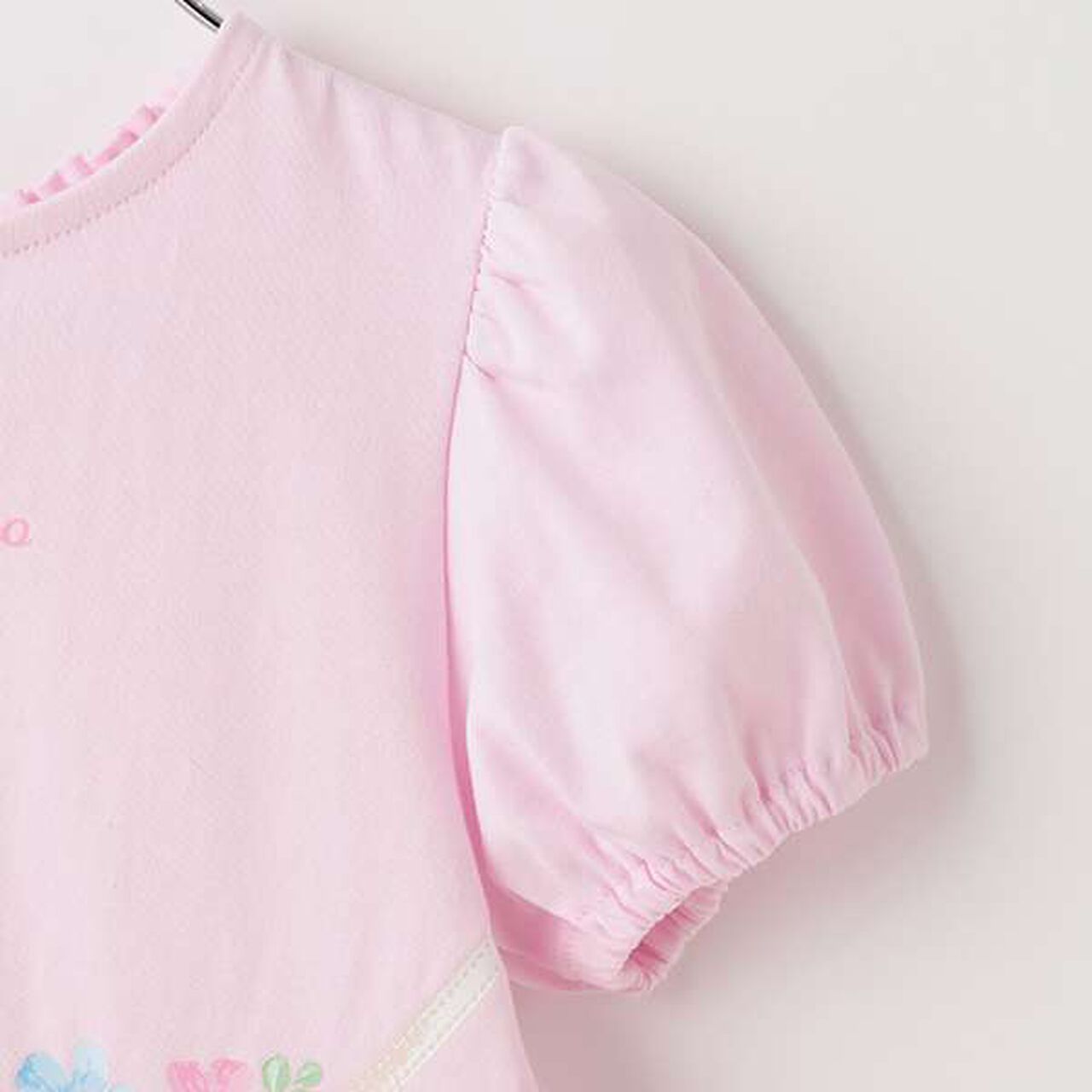 Tiered Tunic with Rabbit Mascot,Off white, large image number 3