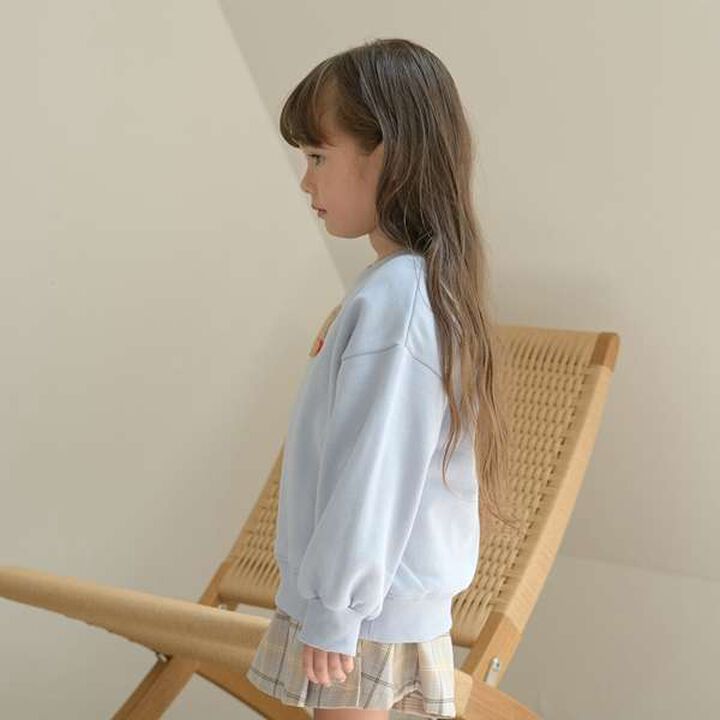 Pilling-Resistant Fleece Sweatshirt,Milky white, medium image number 6