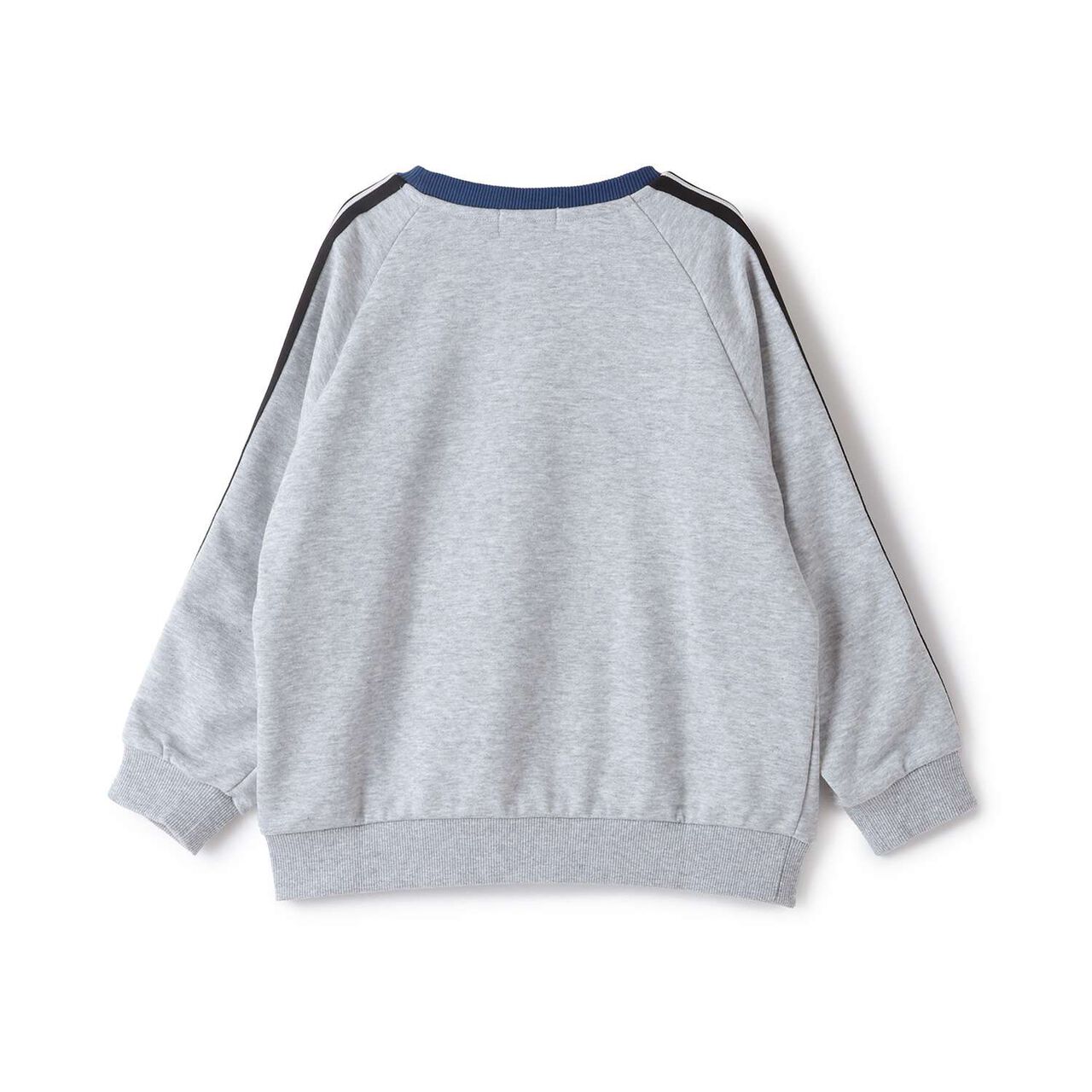 Sleeve Line Sweatshirt [Coordinatable Setup],Black, large image number 1