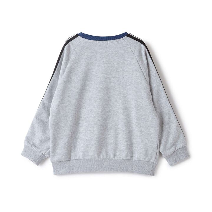 Sleeve Line Sweatshirt [Coordinatable Setup],Black, medium image number 1