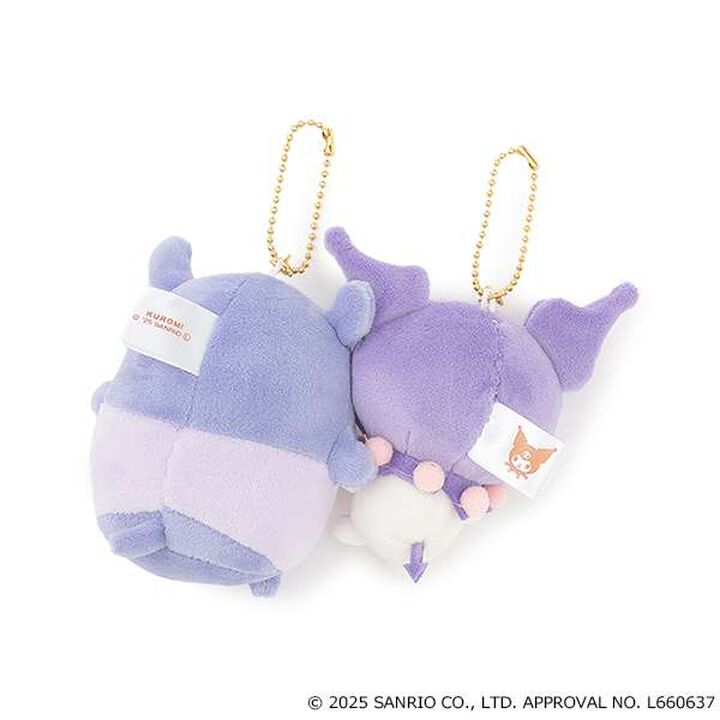 [My Melody & Kuromi] Nico Plush Keychain,Lavender, medium image number 2