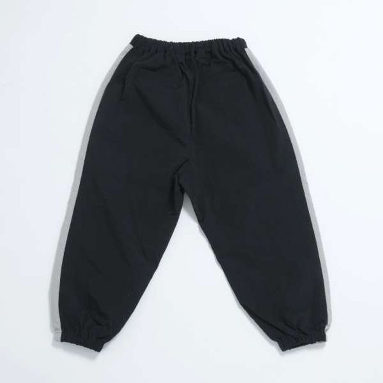 [Set Up Compatible] Striped Nylon Track Pants,Black, large image number 2