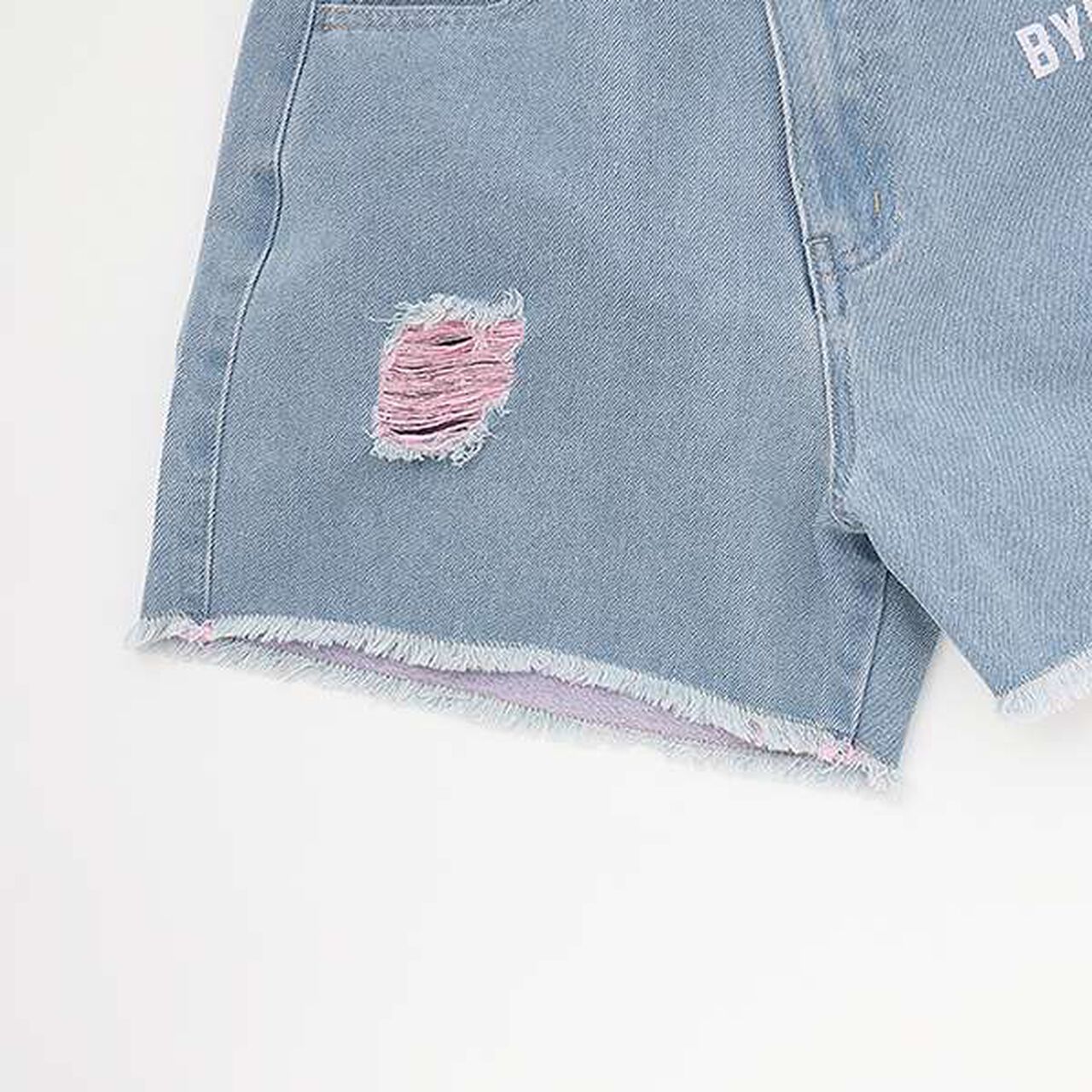 Damaged Shorts,Sax blue, large image number 7