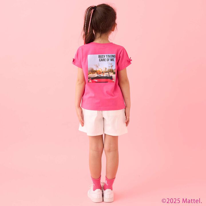 [Barbie] Sleeve Tuck T-Shirt,White, medium image number 18