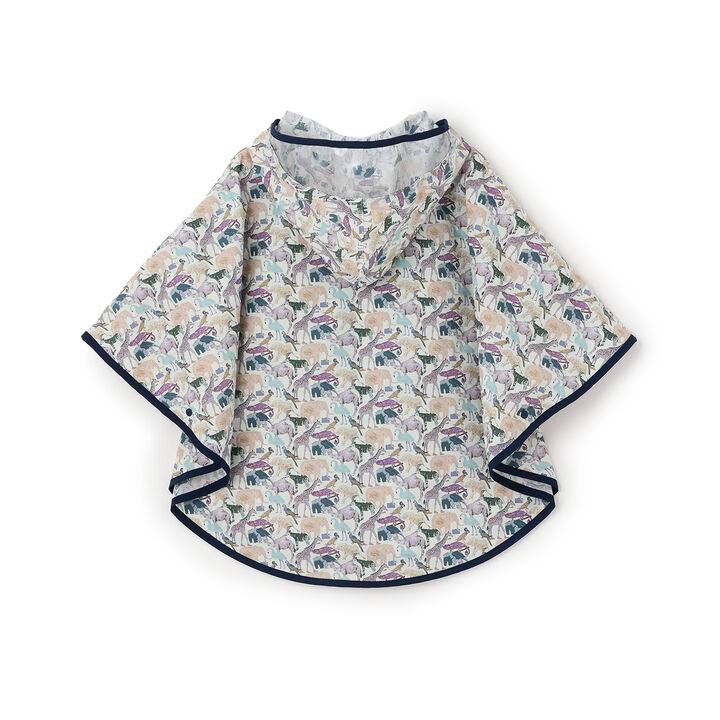 Queue for the Zoo Rain Poncho,Blue, medium image number 1