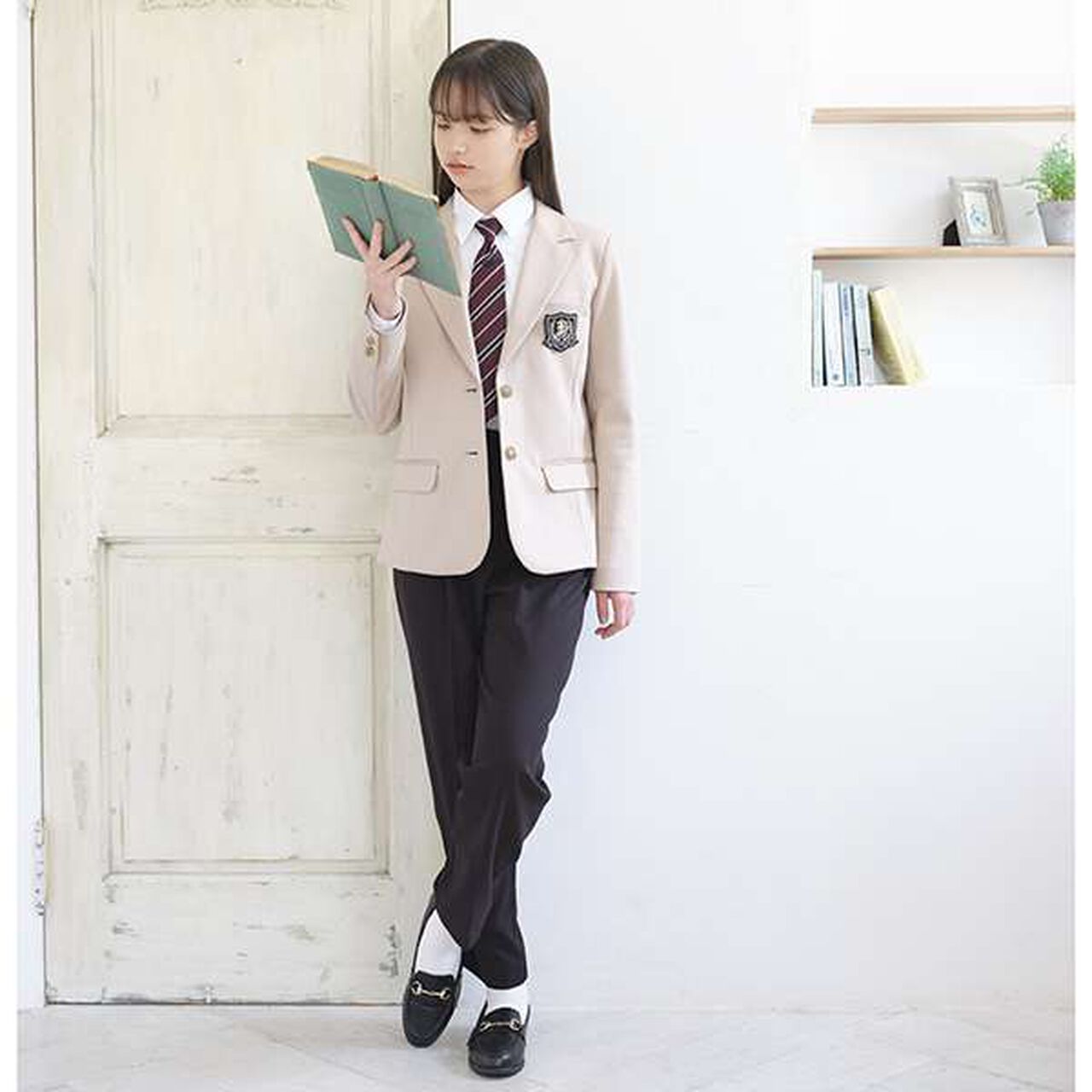 Tapered Pants,Gray, large image number 13