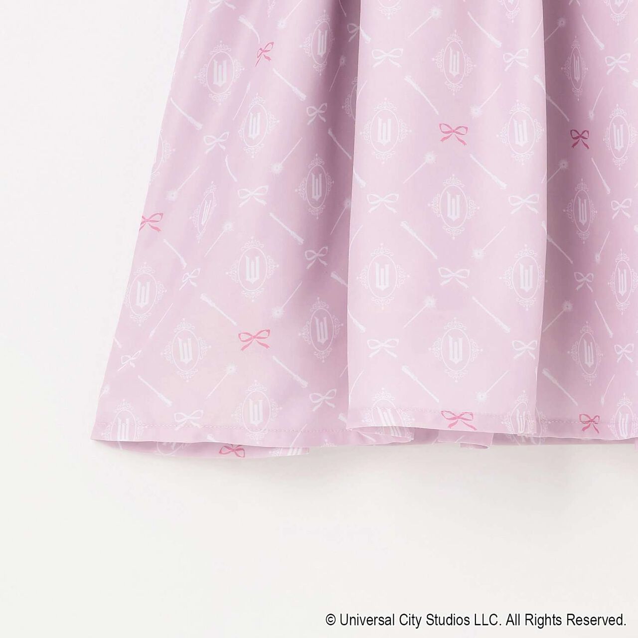 [WICKED] All-Over Pattern One-Piece Dress,Pink, large image number 6