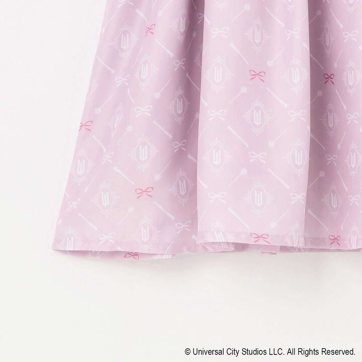[WICKED] All-Over Pattern One-Piece Dress,Pink, medium image number 6