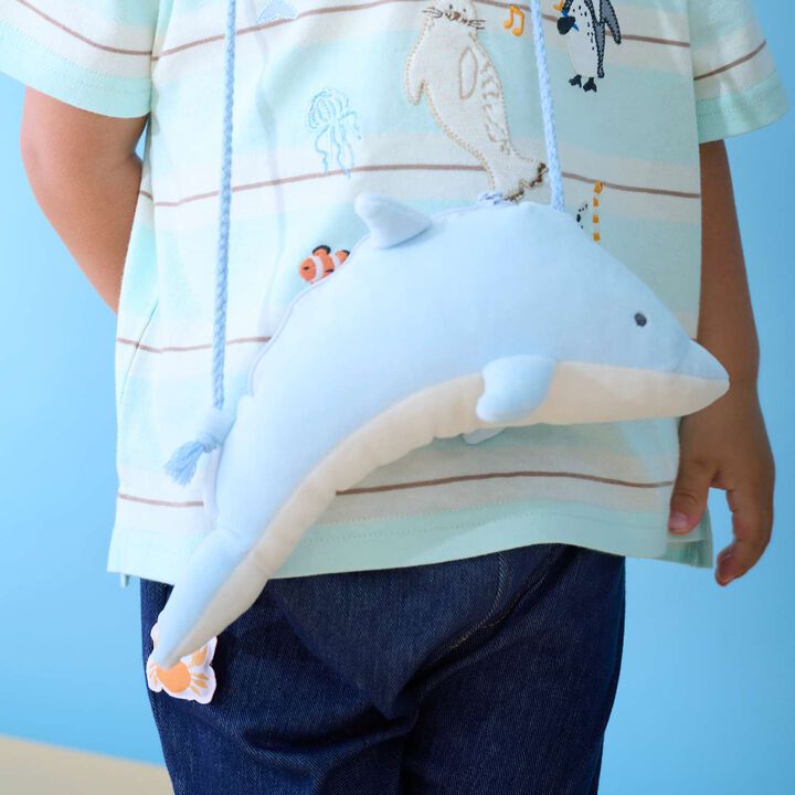 Marine Plush Mini Shoulder Bag,Off white, medium image number 2