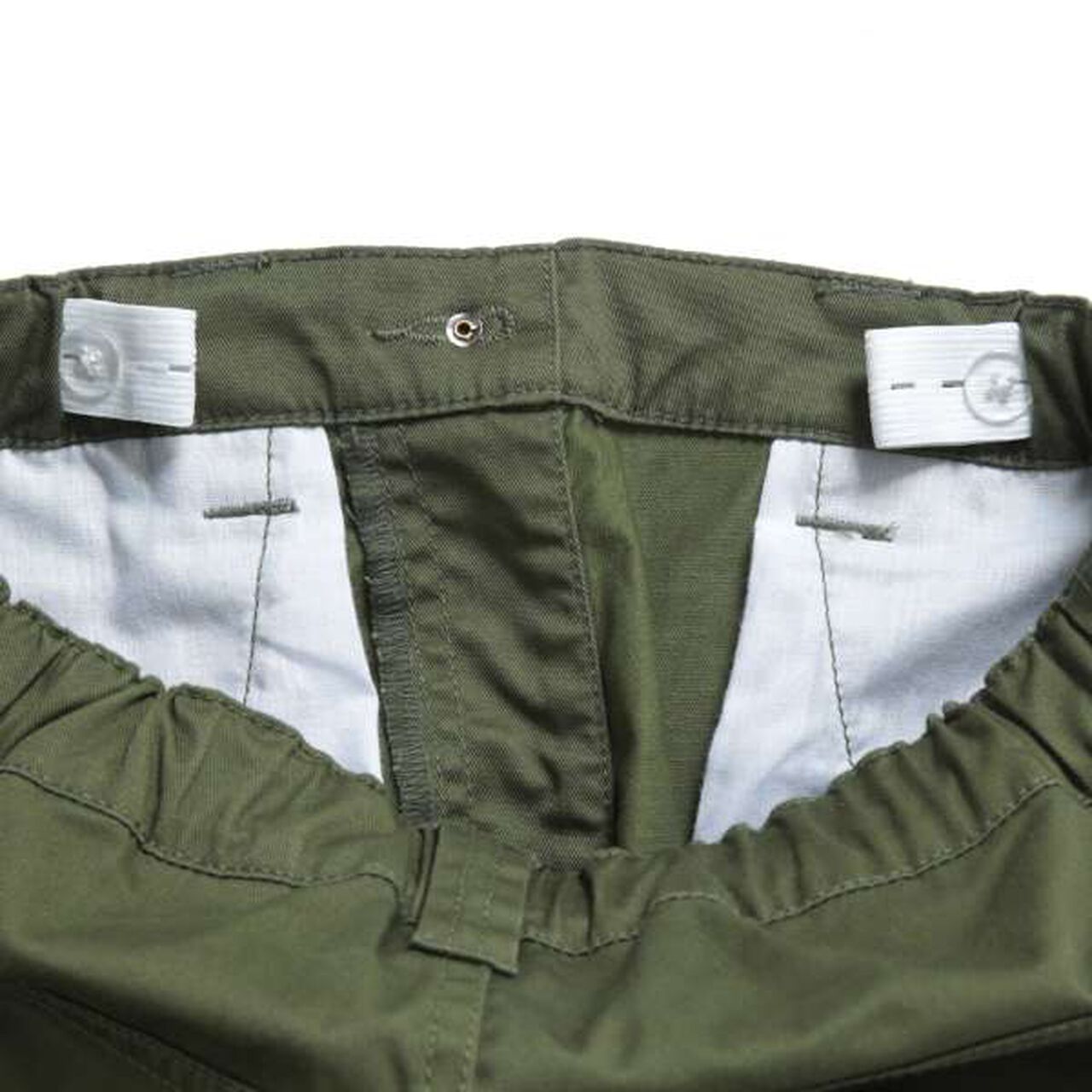 Stretch Twill Baggy Pants,Khaki, large image number 15