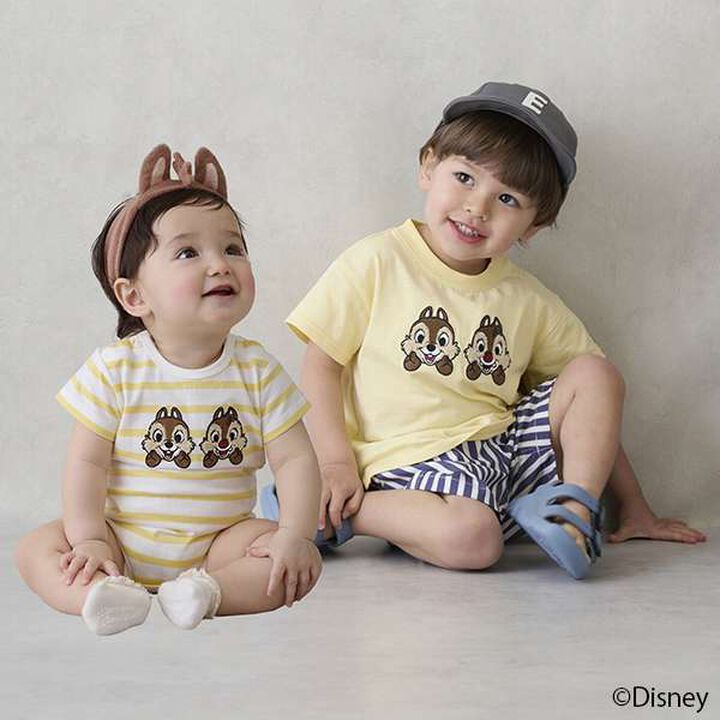 [Disney] Headband Romper,Yellow, medium image number 8