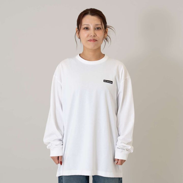[Columbia] Dad One-Point Logo Long Sleeve T-Shirt,, medium
